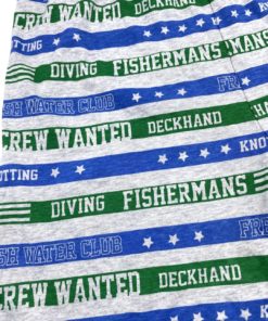 Alternative view of Tex Boys Green & Navy Stripe Cotton short
