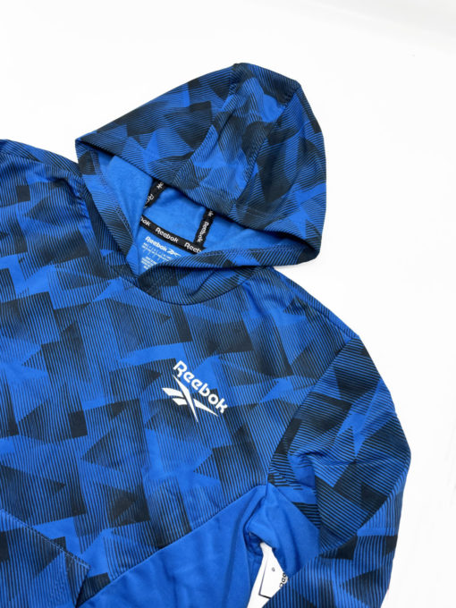 Reebok POLY TEECH KID’S HOODIE UNISEX - Blue - Image 2