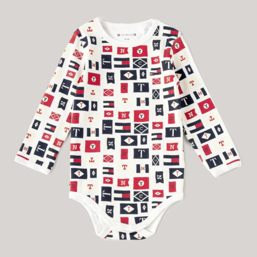 Tommy Hilfiger Kids All Over Logo Body Suit