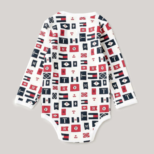 Tommy Hilfiger Kids All Over Logo Body Suit - Image 3
