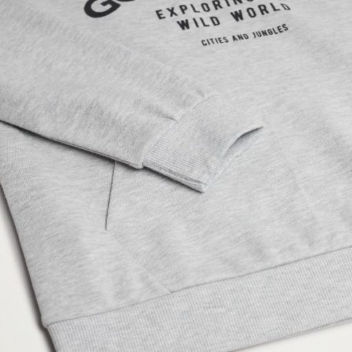 MANGO BOYS MEDIUM GREY GOOD VIBES HOODIE - Image 4