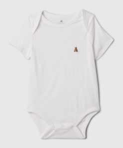 BABY GAP EMBROIDERY BEAR LOGO BODYSUIT 15