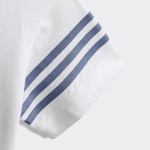 adidas Trefoil Outline logo tee - White - Image 4
