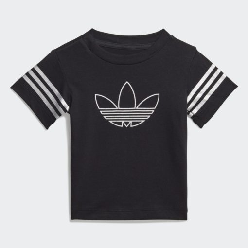 adidas Trefoil Outline logo tee - Black