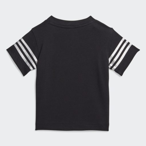 adidas Trefoil Outline logo tee - Black - Image 2