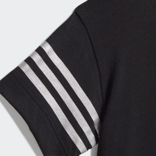 adidas Trefoil Outline logo tee - Black - Image 3