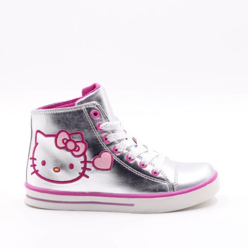 HELLO KITTY GIRLS SILVER SNEAKERS - Image 3