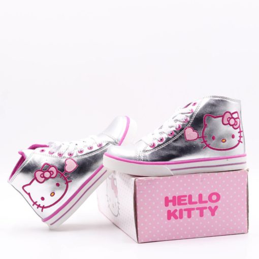 HELLO KITTY GIRLS SILVER SNEAKERS - Image 2