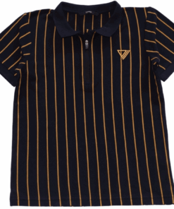 George Half Zip Gold Stripes Polo