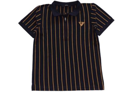 George Half Zip Gold Stripes Polo