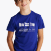 Tommy Hilfiger Boy's Flag Graphic Crew Neck T-Shirt Royal Blue