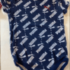 Puma kids All Over Puma Logo With Orange Cat Romper Navy