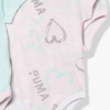 Puma kids Heart Logo Romper Pink