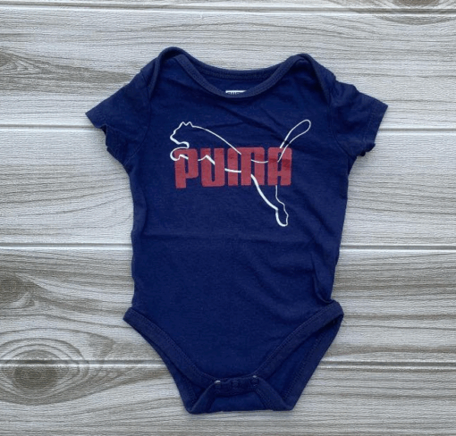 Puma kids Legit Red pasting Logo Romper Navy - Image 2
