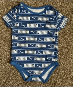 Puma kids White Lining Romper Royal Blue