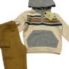 Little LAD Fleece Hoodie & Trousers 2 Piece Set
