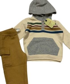 Little LAD Fleece Hoodie & Trousers 2 Piece Set