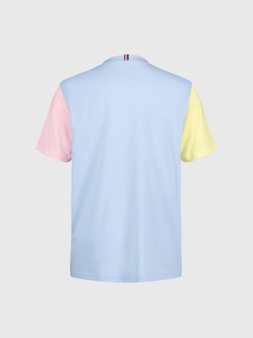 TOMMY HILFIGER BIG KIDS' STENCIL COLORBLOCK T-SHIRT - Image 2