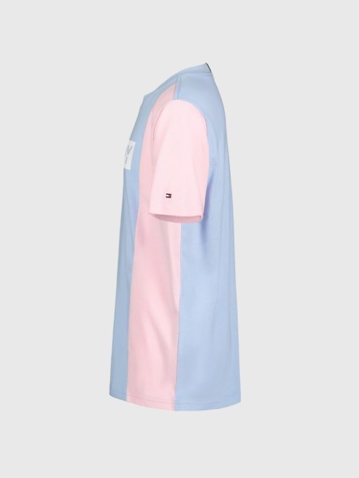 TOMMY HILFIGER BIG KIDS' STENCIL COLORBLOCK T-SHIRT - Image 3