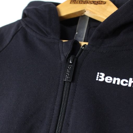 BENCH KID'S ZIPPER HOOD SET TRACKSUIT	- Black - Image 4