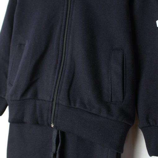 BENCH KID'S ZIPPER HOOD SET TRACKSUIT	- Black - Image 5