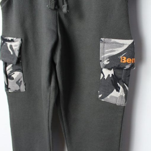 BENCH KID'S ZIPPER HOOD SET TRACKSUIT	- Camouflage - Image 5