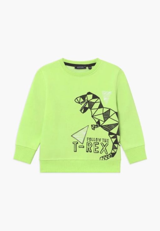 BLUE SEVEN KID’S DINOSOUR PRINTED SWEATSHIRT