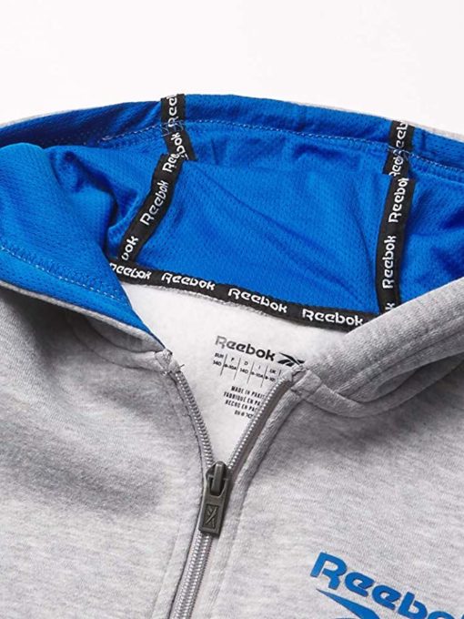 REEBOK BOY’S ACTIVE HOOHIE - Grey - Image 2