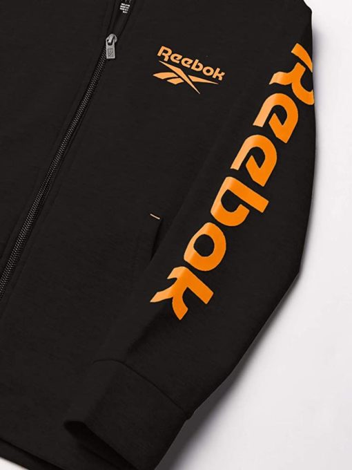 REEBOK BOY’S ACTIVE HOOHIE - BLACK - Image 3