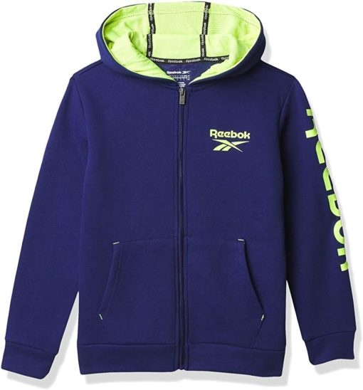REEBOK BOY’S ACTIVE HOOHIE - BLUE