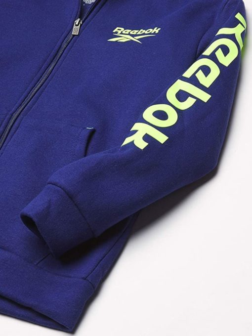 REEBOK BOY’S ACTIVE HOOHIE - BLUE - Image 2