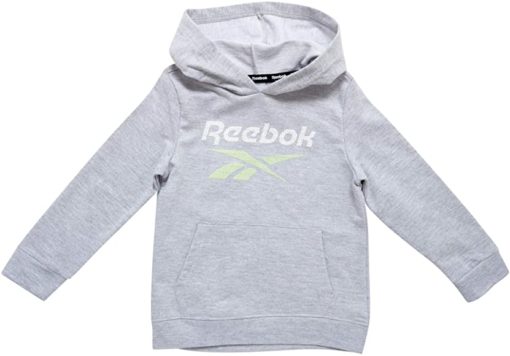 REEBOK KIDS TRACKSUITS – ATHLETIC FLEECE HOODIE AND JOGGER - White Printed - Image 9