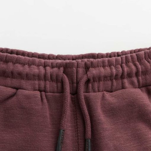 ZARA MAROON TROUSERS WITH OVERLOCKING - Image 3