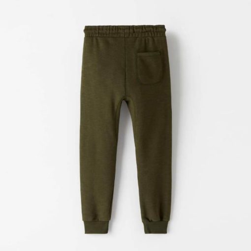 ZARA DEEP GREEN TROUSERS WITH OVERLOCKING - Image 2