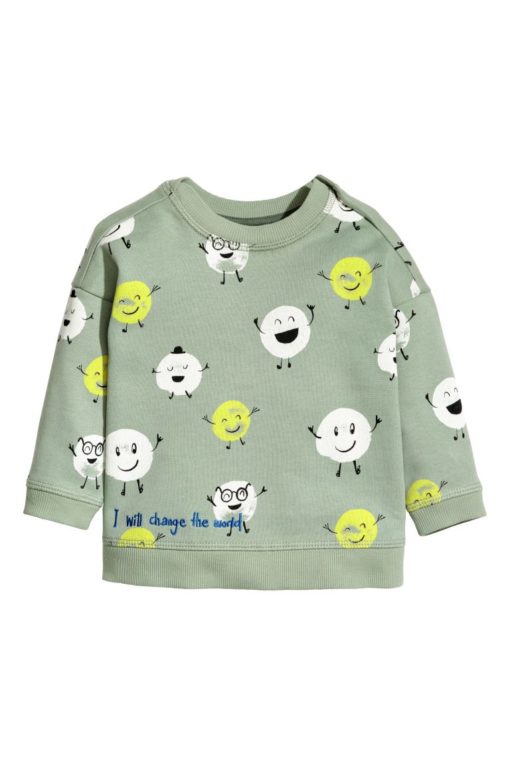 H&M Kids Dusky Patterned Sweatshirt