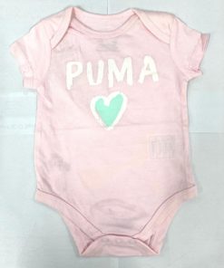 Puma kids Green Heart Logo Romper