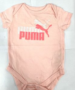 Puma kids Fundamental Double Logo Romper Pink