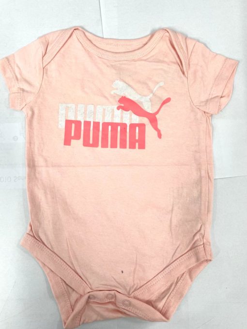 Puma kids Fundamental Double Logo Romper Pink