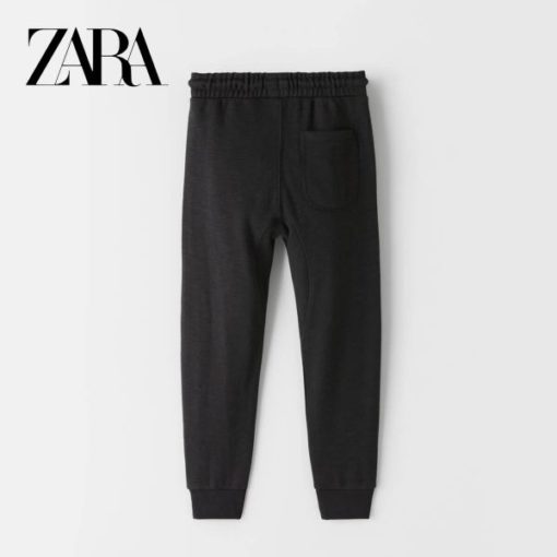 ZARA BLACK TROUSERS WITH OVERLOCKING - Image 2