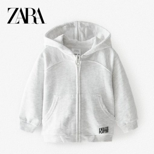 ZARA GREY PLUSH ENDLESS PLAYTIME JACKET