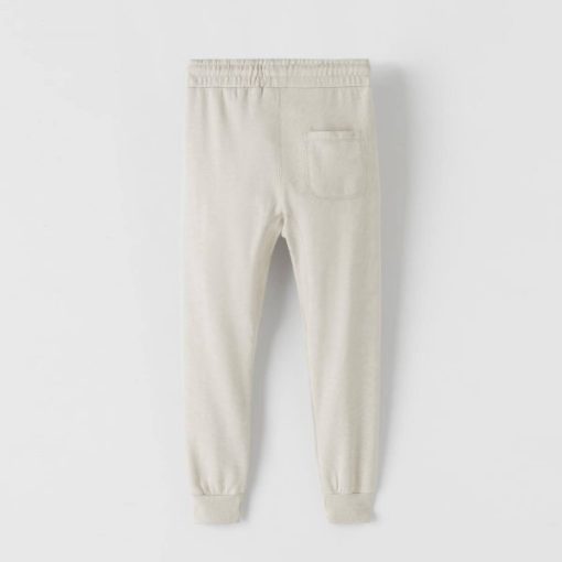 ZARA OFF WHITE TROUSERS WITH OVERLOCKING - Image 2