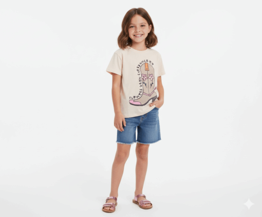 ZARA LONG SHOES PRINT T-Shirt