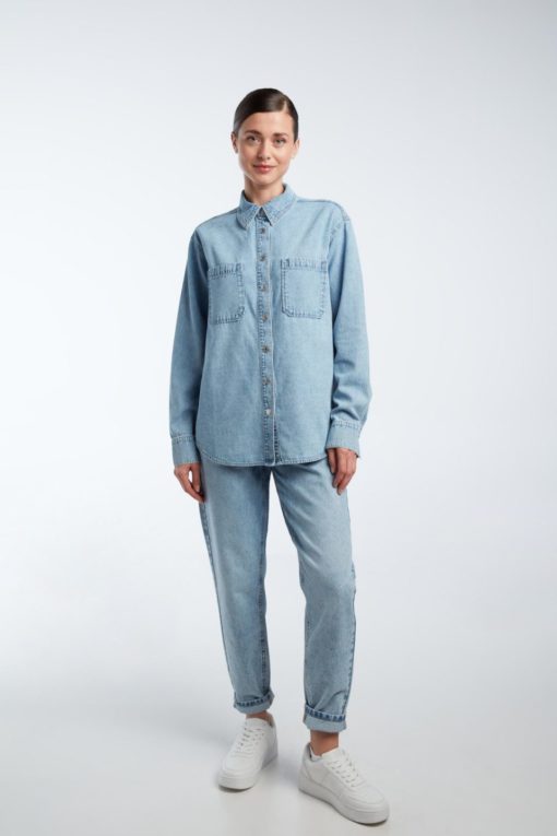Amisu Mom Fit High Rise Jeans - Image 2