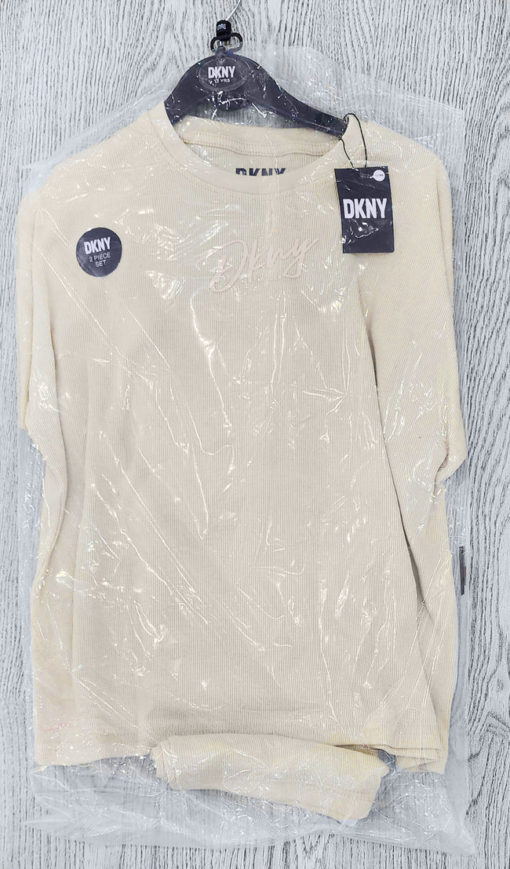 DKNY Girl's Soft Cotton Waffle 2 Piece Set - Image 8