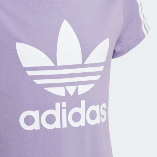 ADIDAS GIRLS ADICOLOR DRESS - Magic Lilac - Image 3