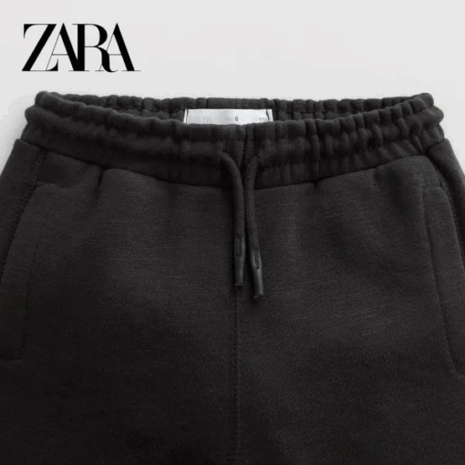 ZARA BLACK TROUSERS WITH OVERLOCKING - Image 3