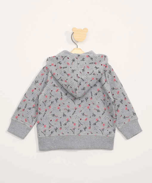 C&A Kids floral print children's zip hoodie - Image 2