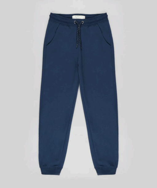 C&A basic kids jogger pants in plush sweatshirt with navy blue pockets