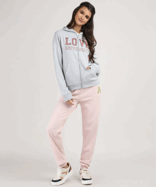 C&A youth pants in sweatshirt with light pink pockets - Image 4