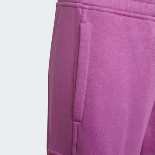 ADIDAS GIRLS ESSENTIALS BRAND LOVE PRINT WARM JOGGERS - Image 4